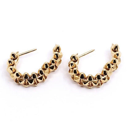 Cartier 18k Pink Gold Clash de Earrings Hoop Mini