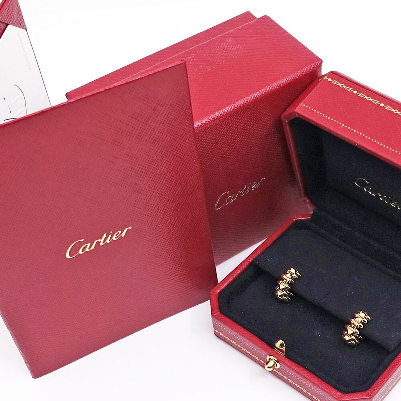 Cartier 18k Pink Gold Clash de Earrings Hoop Mini