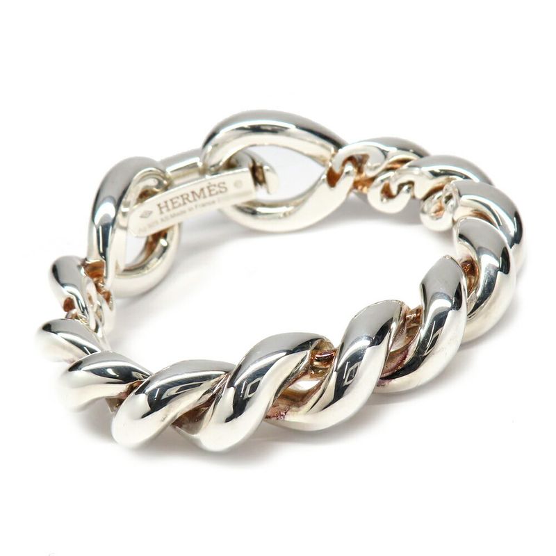Hermes Bracelet Torsade MM XS Silver