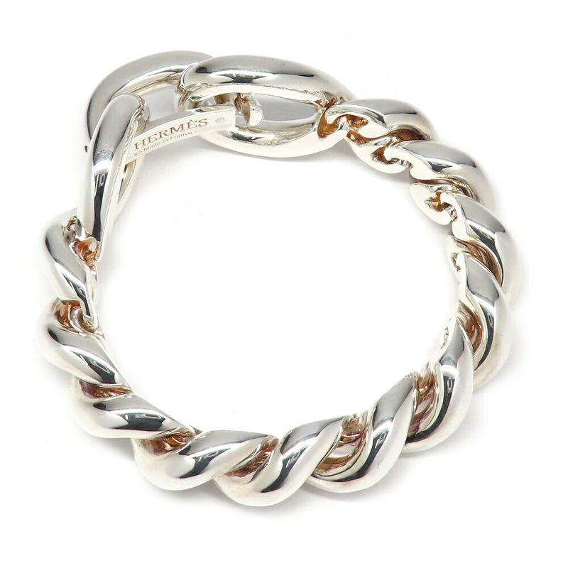 Hermes Bracelet Torsade MM XS Silver