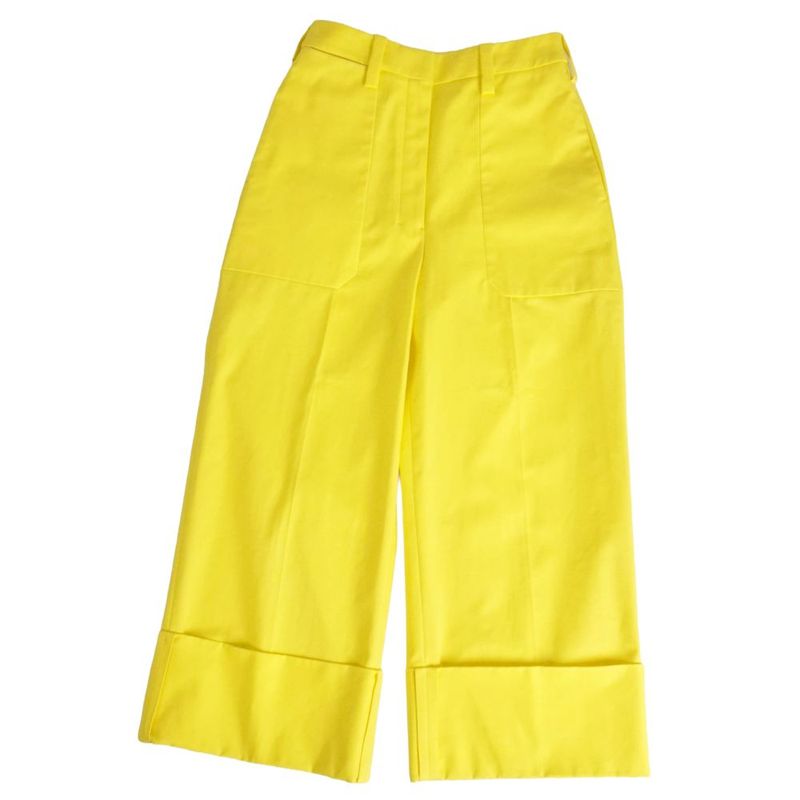 Hermes Pants Wide Long Cotton Bow