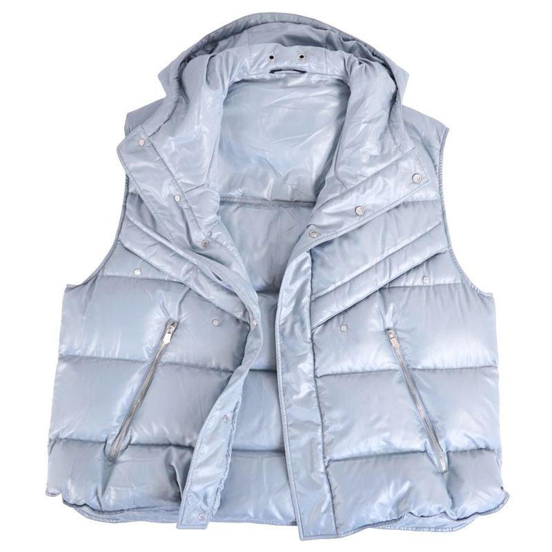 Hermes Vest Down with Hood Nye