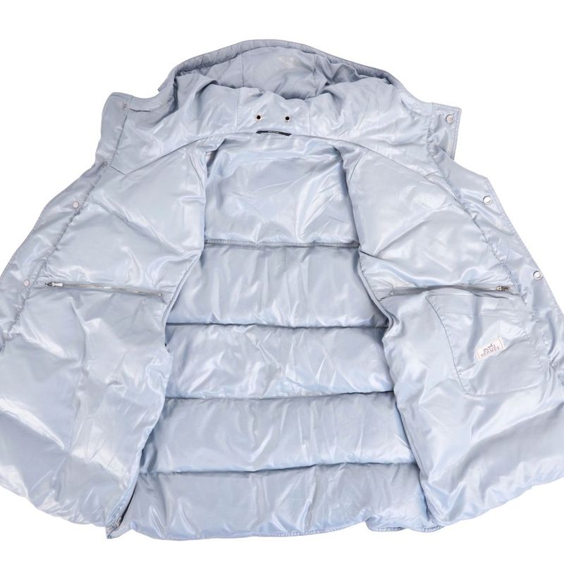 Hermes Vest Down with Hood Nye