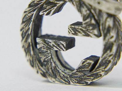 Gucci Icon Interlocking Pendant Top Pen Top Silver