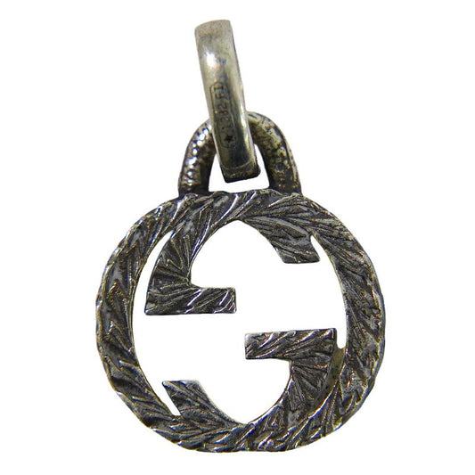 Gucci Icon Interlocking Pendant Top Pen Top Silver