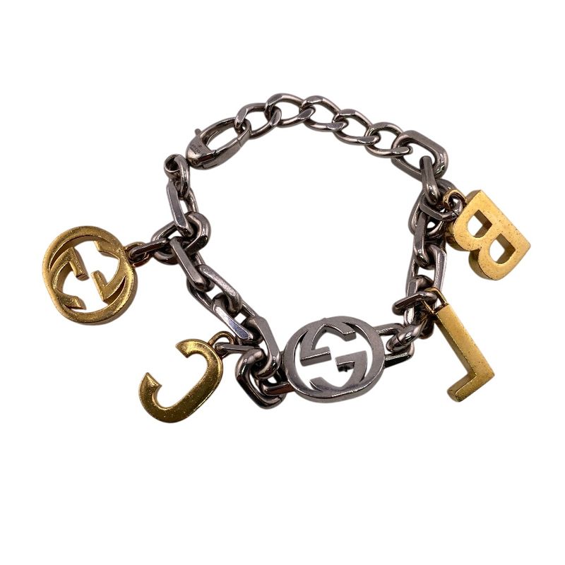 Gucci Hacker Project Metal Bracelet Silver