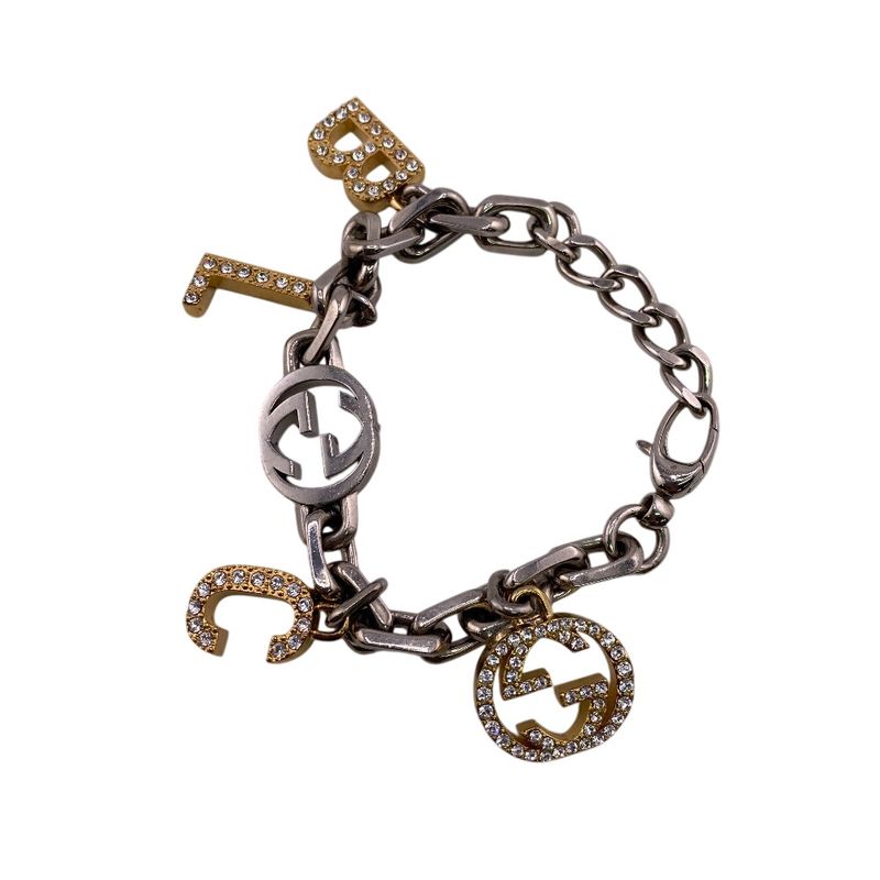 Gucci Hacker Project Metal Bracelet Silver