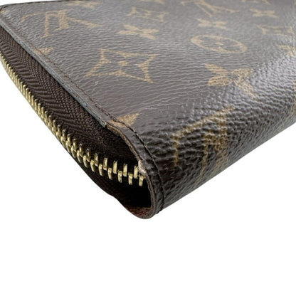 Louis Vuitton Zippy Wallet Monogram Leather Brown