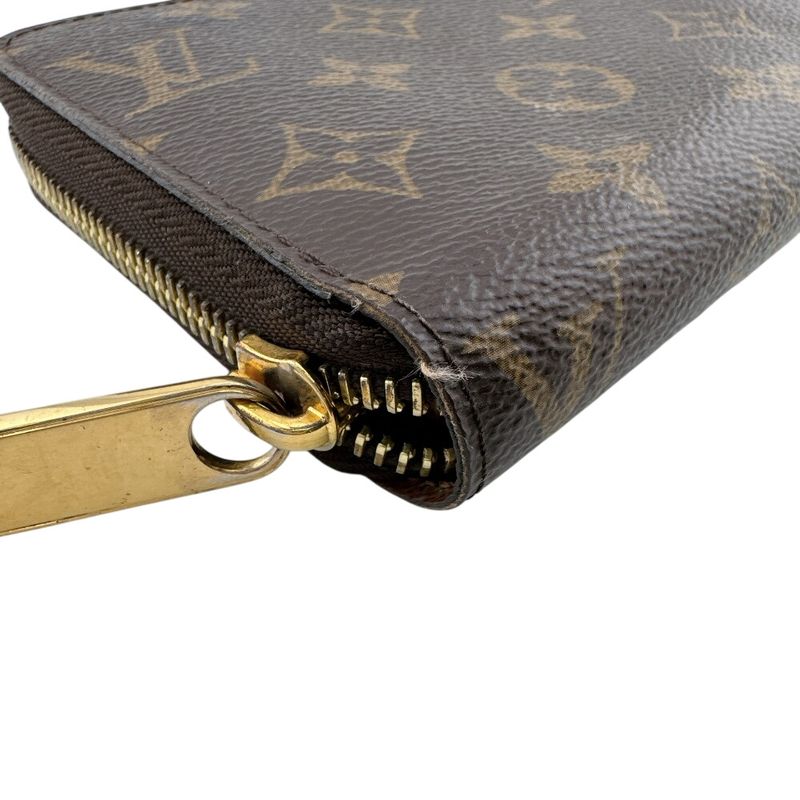 Louis Vuitton Zippy Wallet Monogram Leather Brown