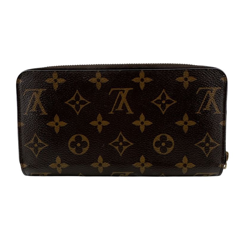Louis Vuitton Zippy Wallet Monogram Leather Brown
