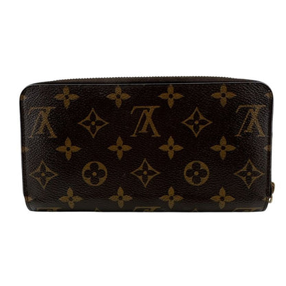 Louis Vuitton Zippy Wallet Monogram Leather Brown