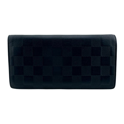 Louis Vuitton Portefeuille Brazza Damier Infini Leather Wallet Navy