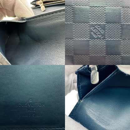 Louis Vuitton Portefeuille Brazza Damier Infini Leather Wallet Navy