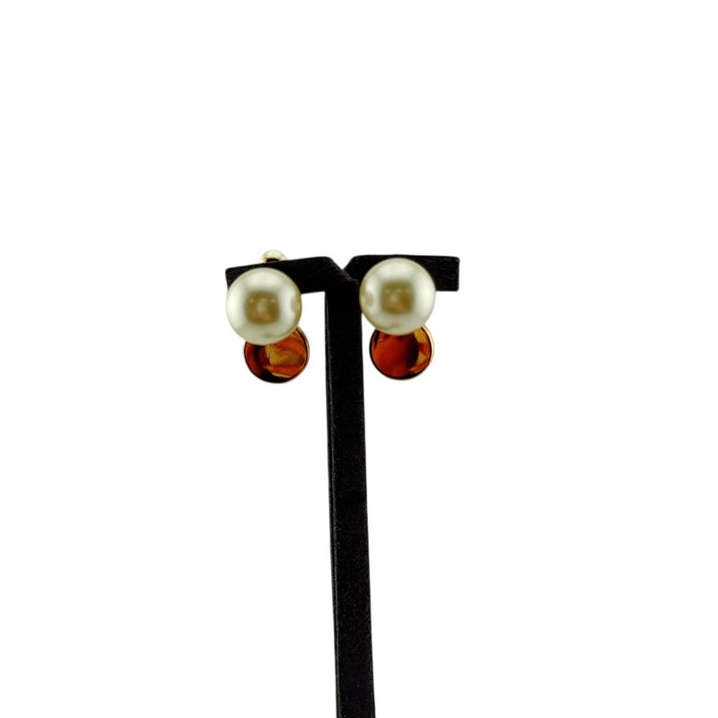 Dior Pearl Bee Cdlogo Tribales Tribal Earrings Gold