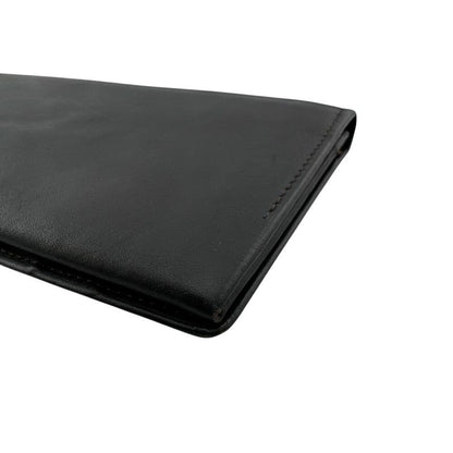 Saint Laurent Yves YSL Bifold Vintage Leather Wallet Black