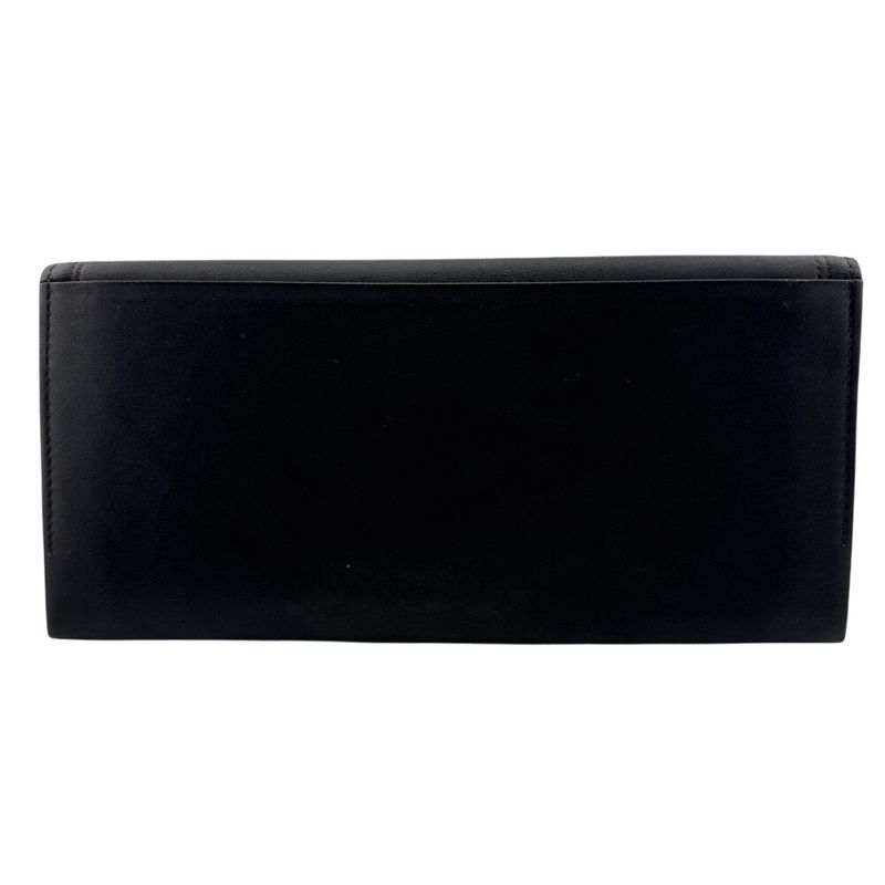 Saint Laurent Yves YSL Bifold Vintage Leather Wallet Black