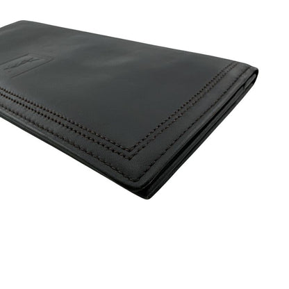 Saint Laurent Yves YSL Bifold Vintage Leather Wallet Black