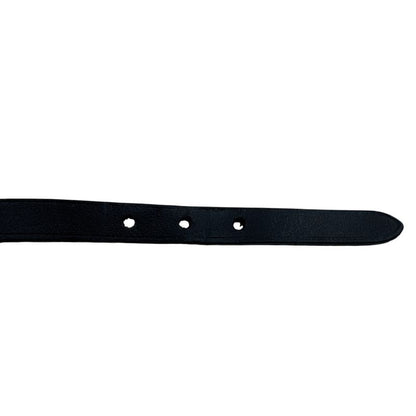 Hermes Bangle Hhardware Behapi Leather Bracelet Black