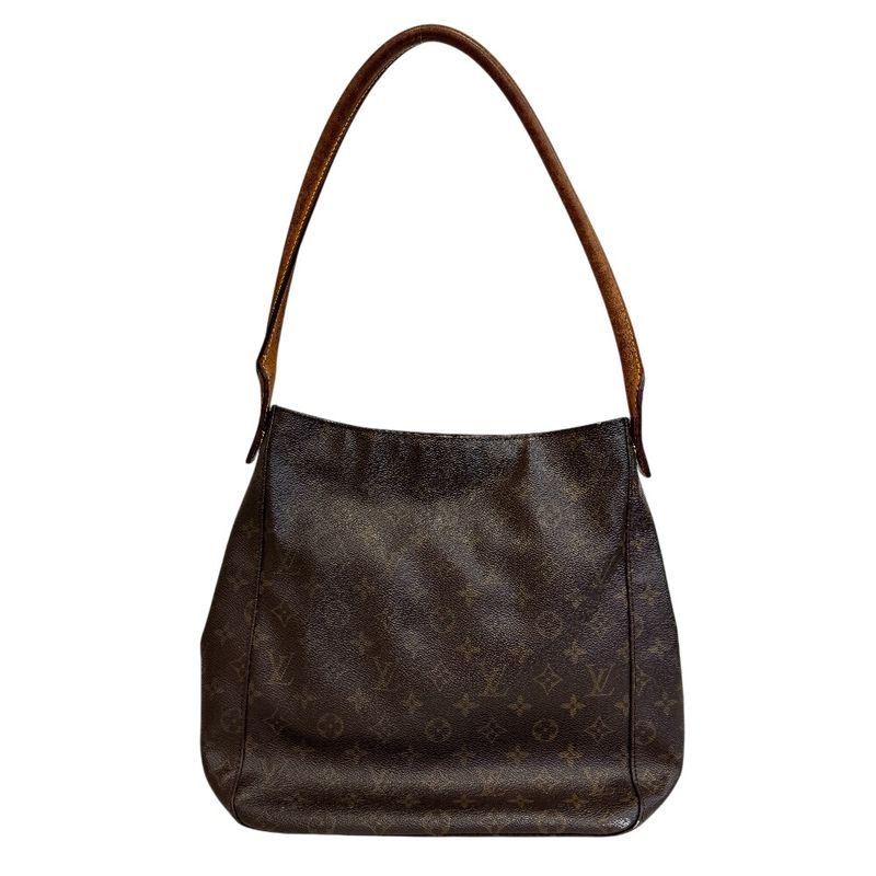 Louis Vuitton Totleping GM Monogram Leather Handbag Brown