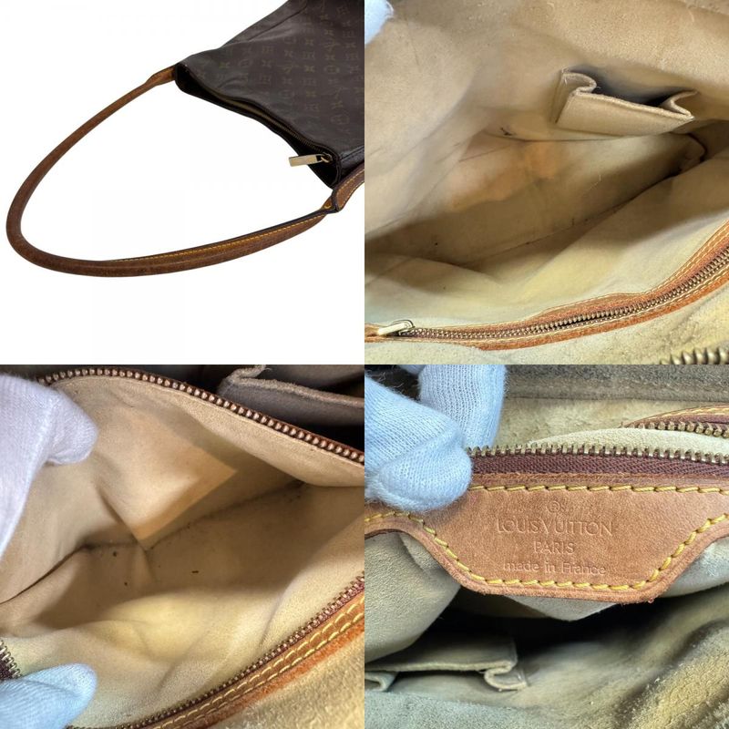 Louis Vuitton Totleping GM Monogram Leather Handbag Brown