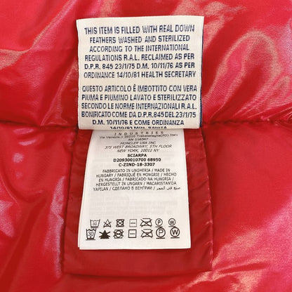 Moncler Logo Nylon Scarf Red