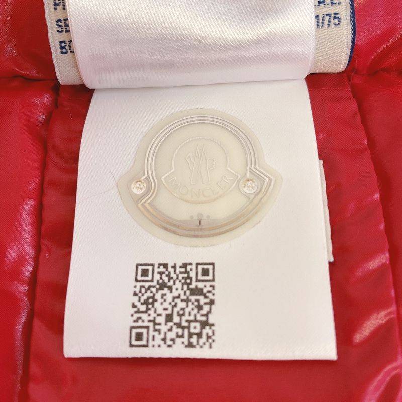 Moncler Logo Nylon Scarf Red