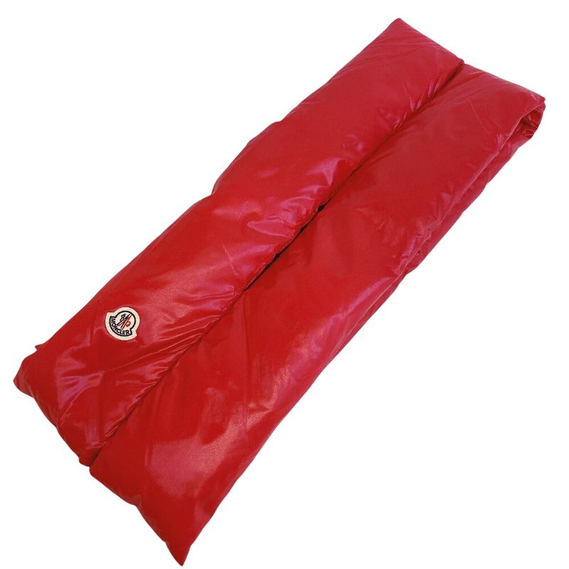 Moncler Logo Nylon Scarf Red