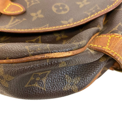 Louis Vuitton Saumur 30 Monogram Leather Shoulder Bag Brown