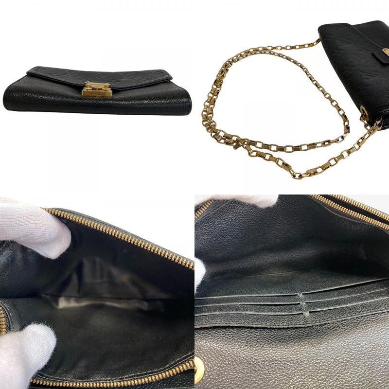Louis Vuitton Saint Germain Leather Pochette Black Shoulder Bag