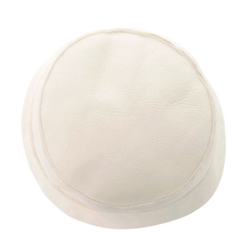 Hermes Bucket Hat 56 Lambskin Mouton White Hat