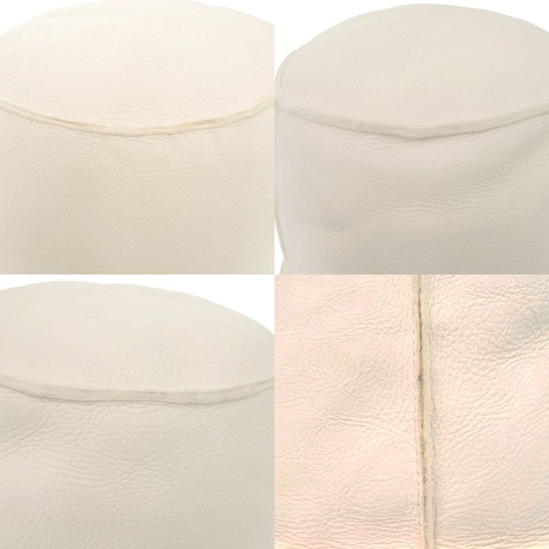 Hermes Bucket Hat 56 Lambskin Mouton White Hat