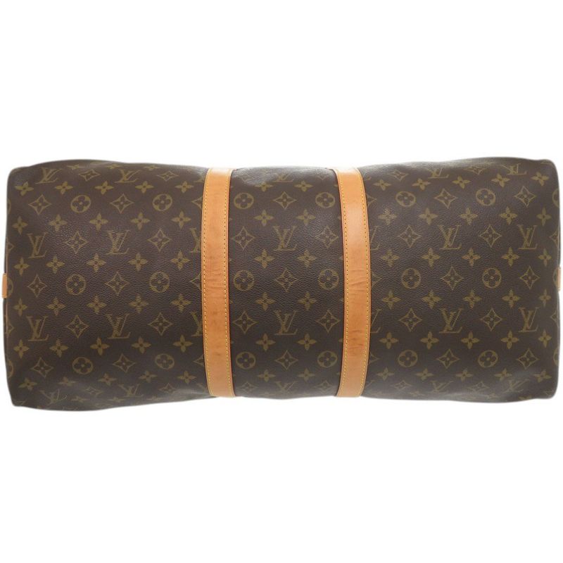 Louis Vuitton Keepall Bandouliere 55 Monogram Boston Bag