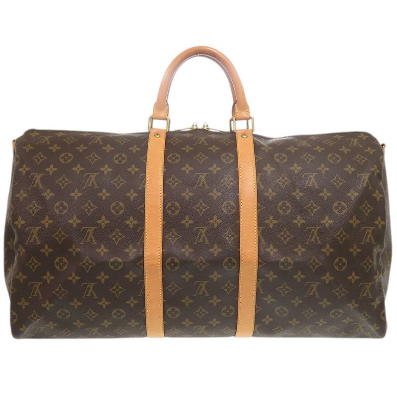 Louis Vuitton Keepall Bandouliere 55 Monogram Boston Bag