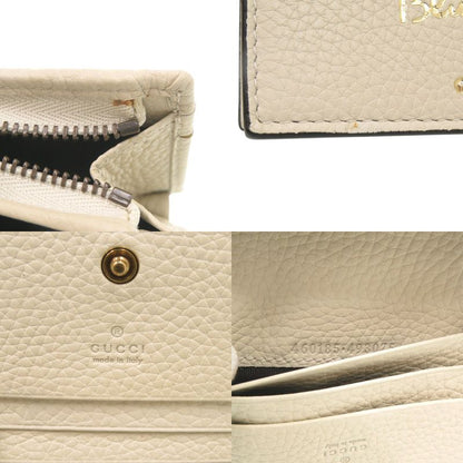 Gucci Animalier Bi Leather Ivory Bifold Wallet