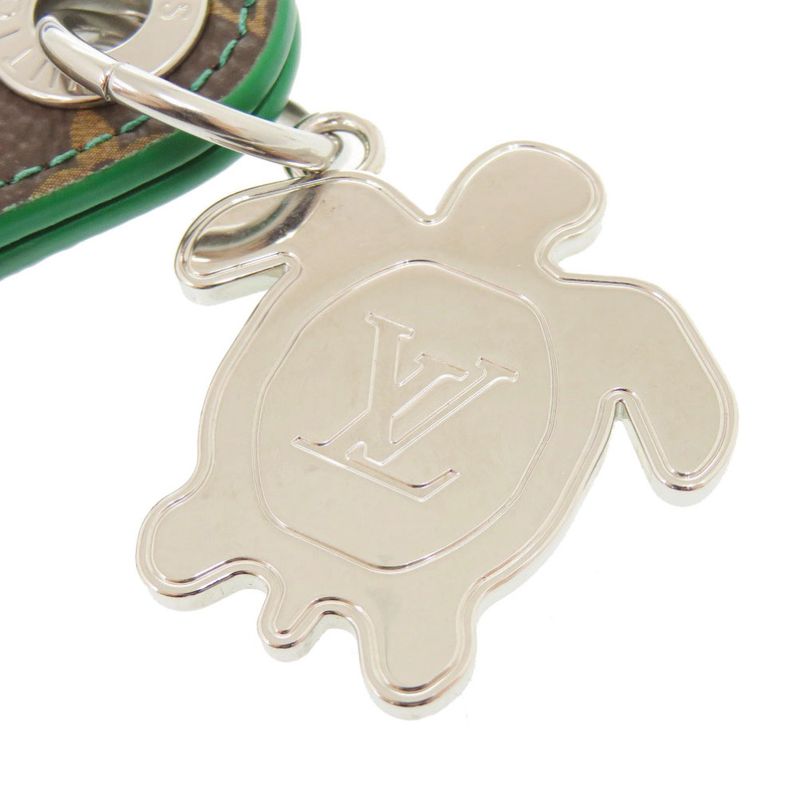 Louis Vuitton Dragonne Tab Monogram Turtle Brown Green Key Holder
