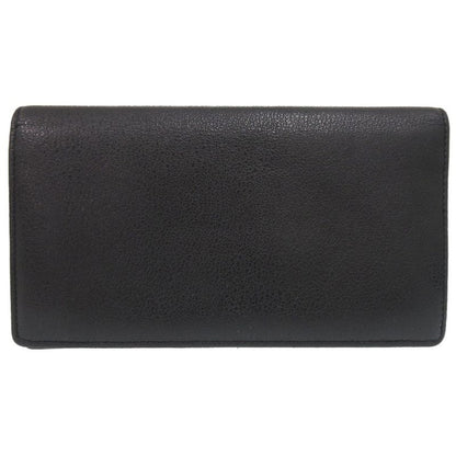 Chanel Camellia Leather Black CC Logo Wallet