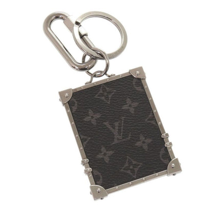 Louis Vuitton Porte Cles Mini Trunk Monogram Eclipse Metal Black