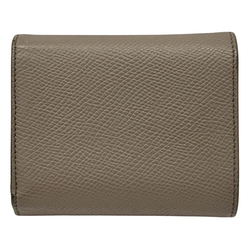 Celine Wallet Trifold Leather Small Gray Mini Compact