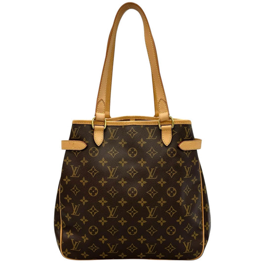 Louis Vuitton Batignolles Handbag Monogram Canvas Brown
