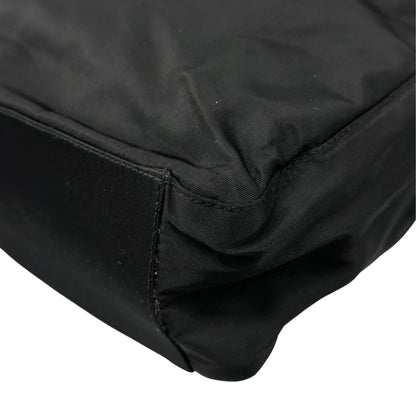 Prada Triangle Logo Tote Bag Nylon Black — view 8
