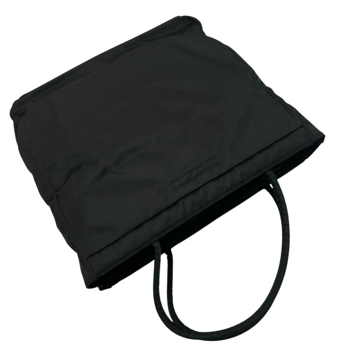 Prada Triangle Logo Tote Bag Nylon Black — view 5