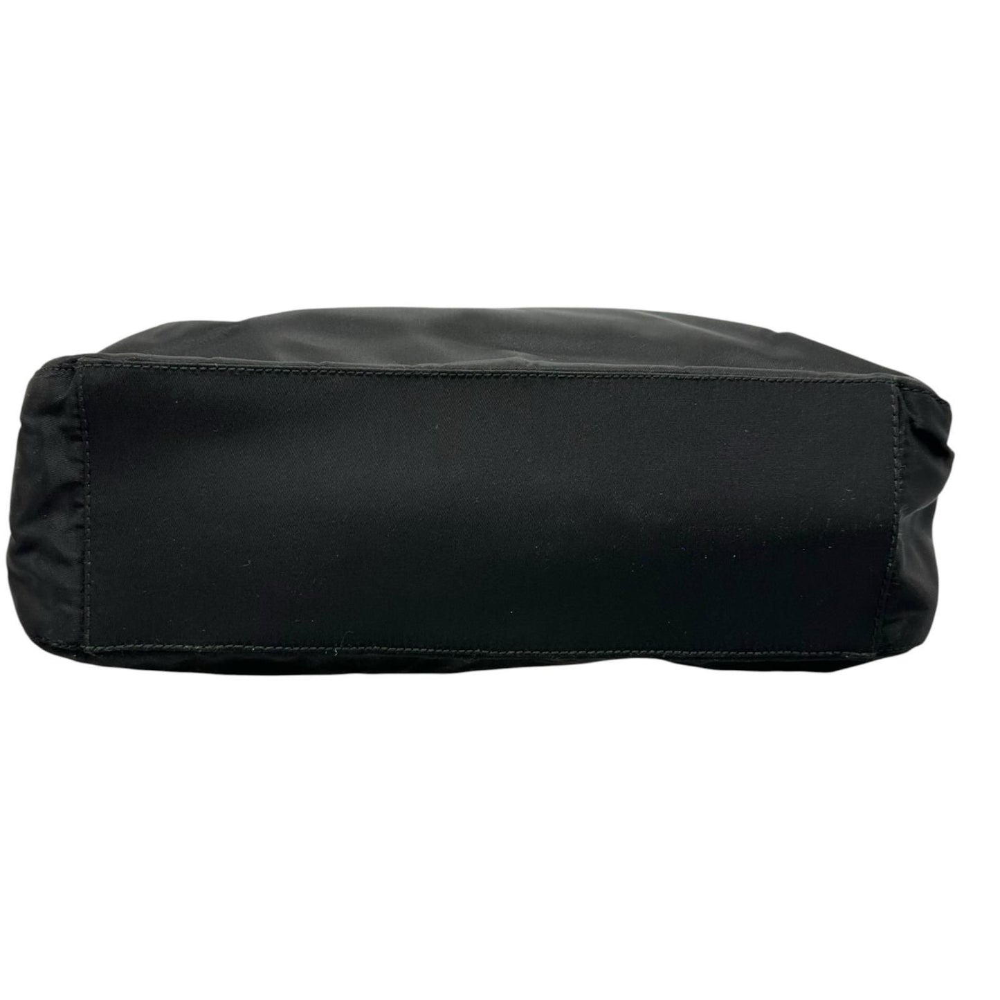 Prada Triangle Logo Tote Bag Nylon Black — view 4