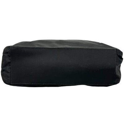 Prada Triangle Logo Tote Bag Nylon Black — view 4