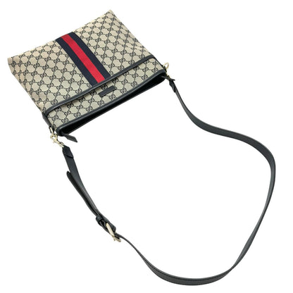Gucci Sherry Line Shoulder Bag GG Canvas Beige — view 5