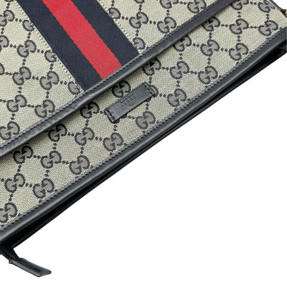 Gucci Sherry Line Shoulder Bag GG Canvas Beige — view 6