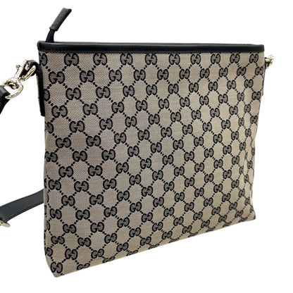 Gucci Sherry Line Shoulder Bag GG Canvas Beige — view 3