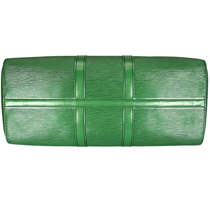 Louis Vuitton Keepall 45 Boston Bag Epi Leather Green — view 4