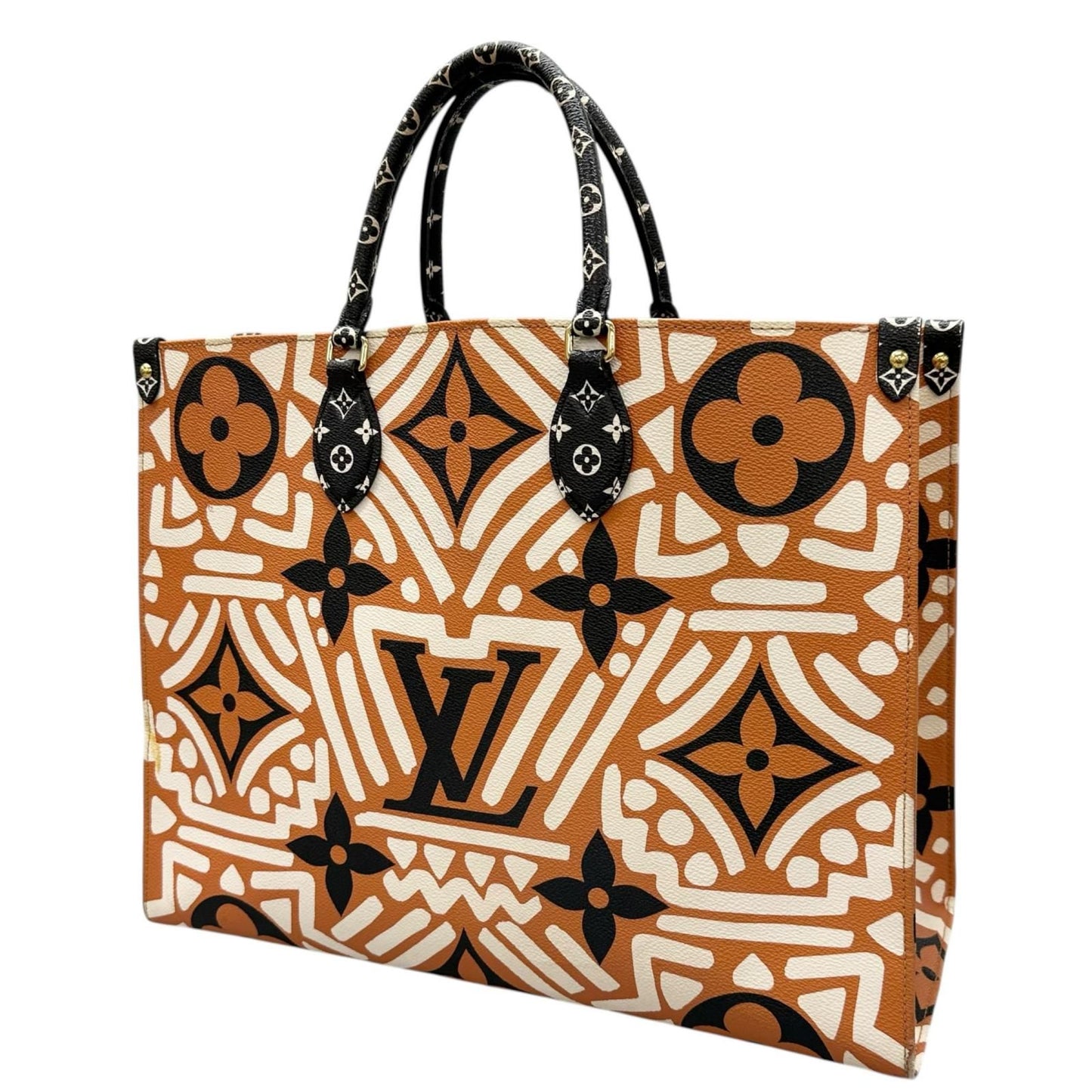 Louis Vuitton On The Go GM Shoulder Bag Monogram Canvas Orange Graffiti — view 2