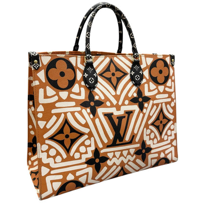 Louis Vuitton On The Go GM Shoulder Bag Monogram Canvas Orange Graffiti — view 3