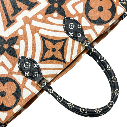 Louis Vuitton On The Go GM Shoulder Bag Monogram Canvas Orange Graffiti — view 6